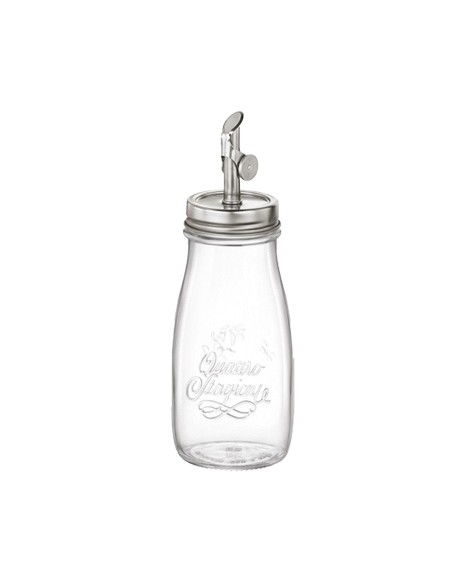 VASO VETRO GENIETTI OLIO 4 STAGIONI BORMIOLI ML 400