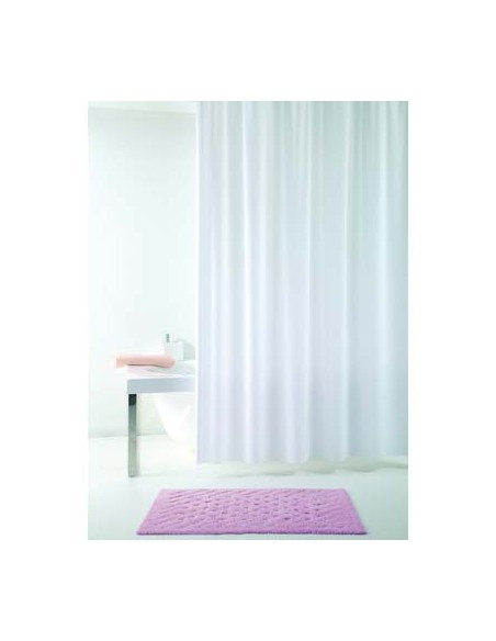 TENDA DOCCIA TEVERE IN VINILE + ANELLI CM 120X200