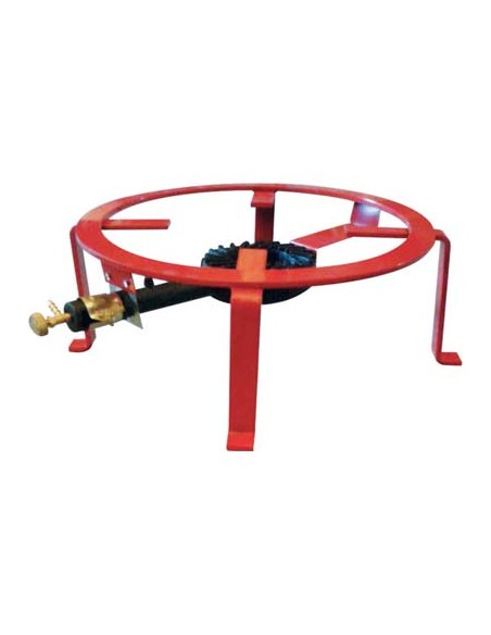 FORNELLONE TONDO BRUCIATORE GHISA ACCIAIO PIATTO VERN CM 50