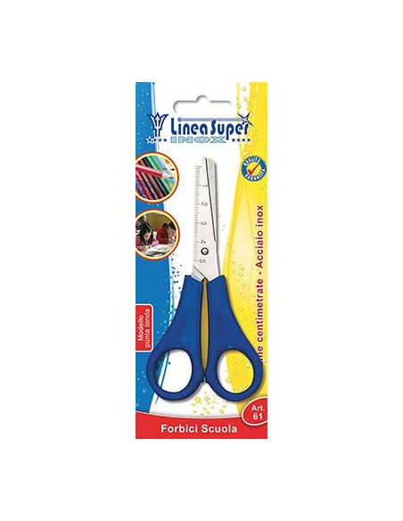 FORBICE SCUOLA SUPER DE LUCA ACCIAIO INOX CM 12,5-5"