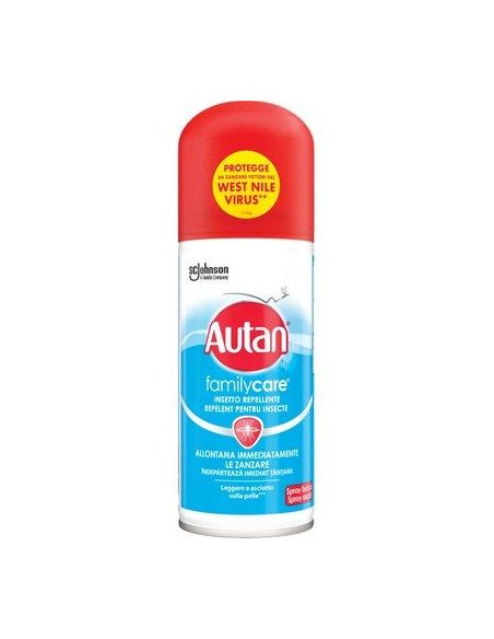 REPELLENTE INSETTI FAMILY CARE SECCO AUTANSPRAY ML 100