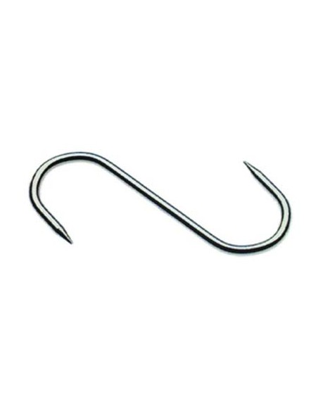 GANCIO MACELLAIO 2 PUNTE INOX MM 160X6