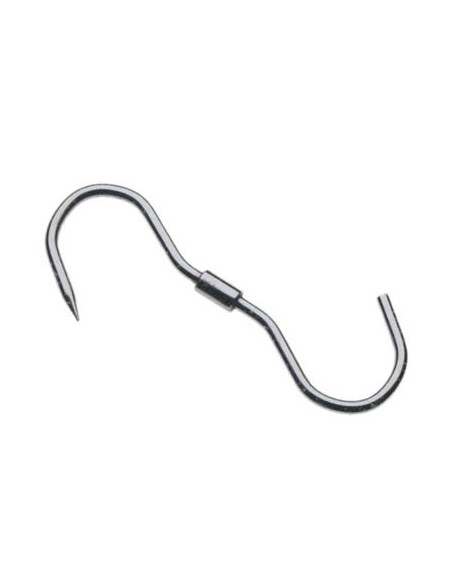 GANCIO MACELLAIO GIREVOLE 1 PUNTA INOX MM 220X9
