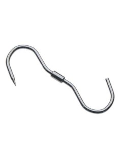 GANCIO MACELLAIO GIREVOLE 1 PUNTA INOX MM 260X10