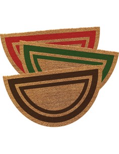 ZERBINO BORDO 14 MEZZALUNA COCCO + PVC CM 40X70