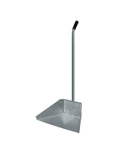 ALZA IMMONDIZIA ACCIAIO + MANICO DOMUS ZINCATO CM 34X25 H.CM 76