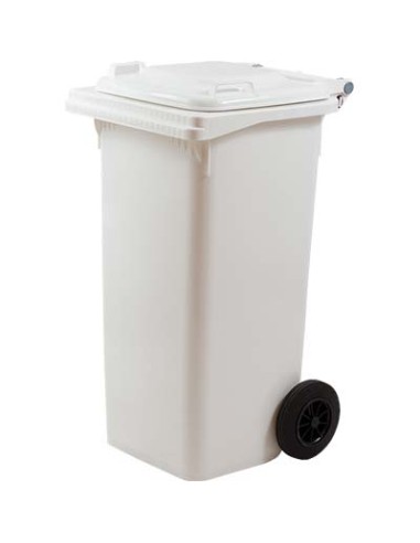 BIDONE IMMONDIZIA GREEN 240 + RUOTE ICS BIANCO LT 240 CM 72X58 H.CM 106