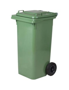 BIDONE IMMONDIZIA GREEN 240 + RUOTE ICS VERDE LT 240 CM 72X58 H.CM 106