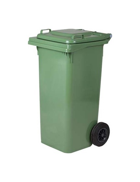 BIDONE IMMONDIZIA GREEN 240 + RUOTE ICS VERDE LT 240 CM 72X58 H.CM 106