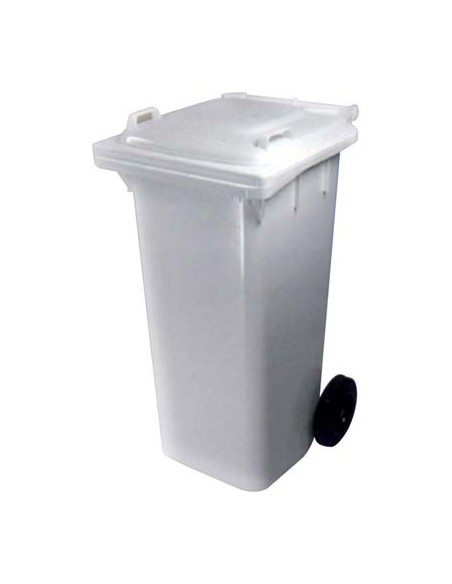 BIDONE IMMONDIZIA GREEN 120 + RUOTE ICS BIANCO LT 120 CM 55X50 H.CM 94
