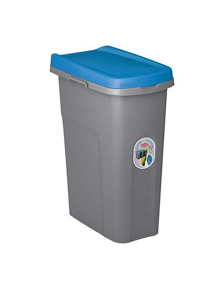 PATTUMIERA IMMONDIZIA ECO SYSTEM STEFANPLAST BLU LT 25 CM 39X24 H.CM 51