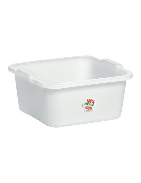 BACINELLA QUADRA STEFANPLAST PE LT 11 CM 34X34 H.CM 14