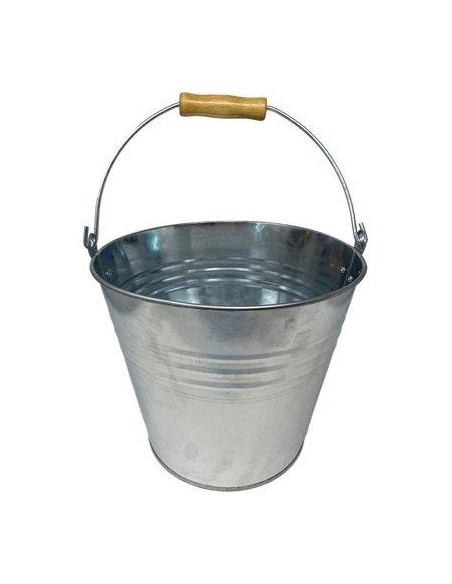 SECCHIO ZINCATO GALVANIZZATO DOMUS LT 12 CM 29X21 H.CM 26