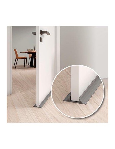 PARAFREDDO SOTTOPORTA ELASTICO NERO MM 95X20 L.CM 85