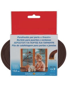 PARAFREDDO GEKO STRIP PROFILO E GOMMA EPDM ESPANSA MARRONE MT 6