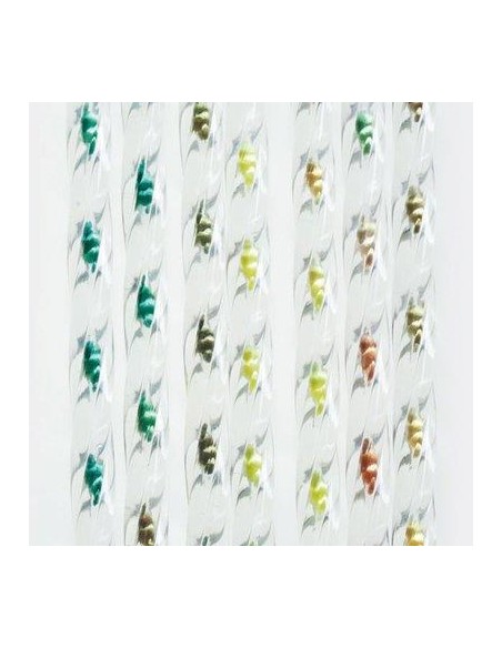 TENDINA PRONTA LUX 148 FILI PVC RITORTO 3 COLORI CM 120 H.CM 240