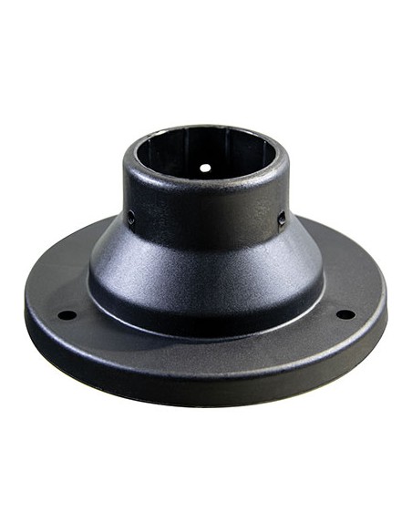 BASE X PALO LAMPIONE GLOBO ABS NERO BASE CM 16