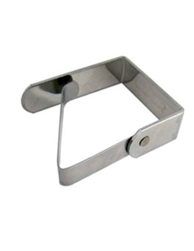 FERMATOVAGLIA A MOLLA INOX MM 40