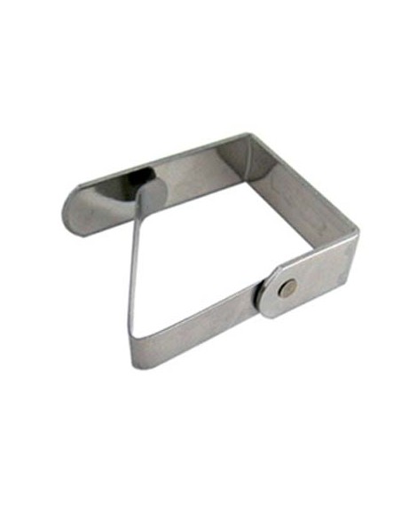 FERMATOVAGLIA A MOLLA INOX MM 40