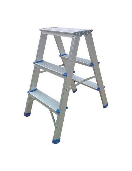 SGABELLO RAJA DOMUS ALLUMINIO GRADINI 3 H.MM 658