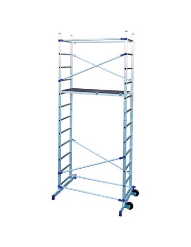 TRABATTELLO CLIC FACAL ALLUMINIO CM 143X51 H. CM 236/365