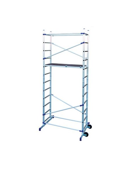 TRABATTELLO CLIC FACAL ALLUMINIO CM 143X51 H. CM 236/365