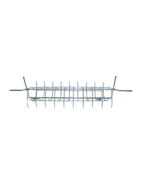 SPIEDO GIRARROSTO A GABBIA INOX CM 70