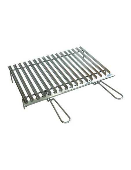 GRATICOLA BARBECUE RECUPERO GRASSO OMPAGRILL INOX MANICI 2 CM 60X40