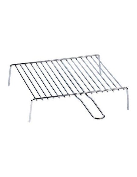 GRATICOLA BARBECUE A BARRE SINGOLA FD ACCIAIO CROMATO CM 35X30