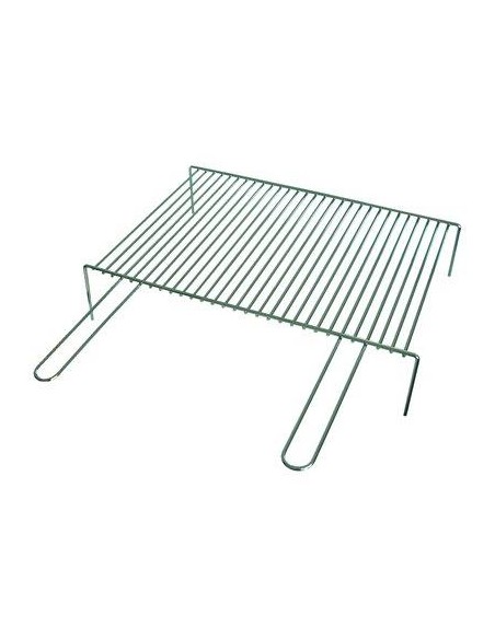 GRATICOLA BARBECUE A BARRE SINGOLA FD ACCIAIO CROMATO MANICI 2 CM 70X35