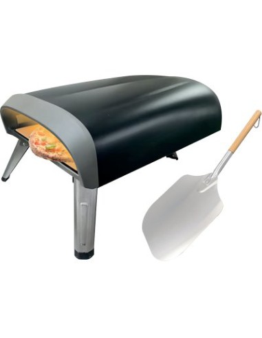 FORNO PIZZA DELIZIOSO DOMUS GAS CM 50X39 H.CM 29 + PALA
