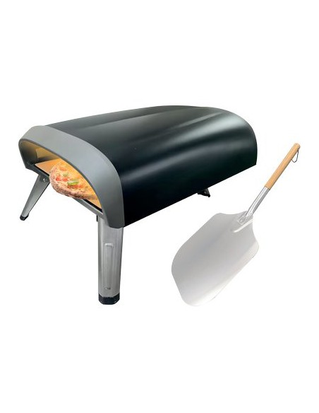 FORNO PIZZA DELIZIOSO DOMUS GAS CM 50X39 H.CM 29 + PALA