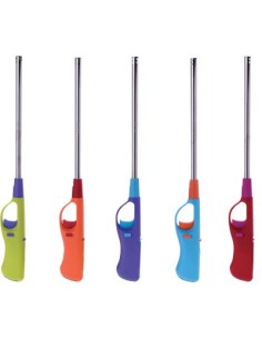 ACCENDIGAS A FIAMMA RICARICABILE LONG SEAHORSE PIEZO H.CM 35