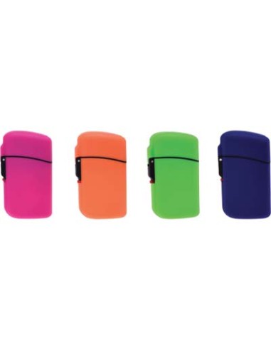 ACCENDINO RICARICABILE JET FLAME SURF PIEZO ANTIVENTO COLORI MIX