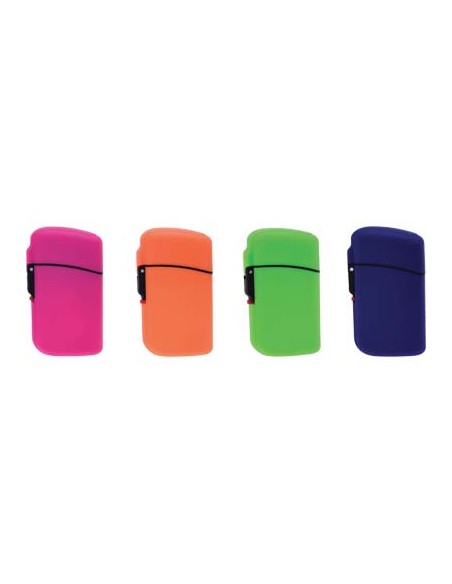 ACCENDINO RICARICABILE JET FLAME SURF PIEZO ANTIVENTO COLORI MIX