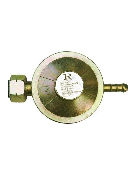 REGOLATORE GAS GPL BP TARATURA FISSA PROJECT KG/H 1 MBAR 29/37 I202