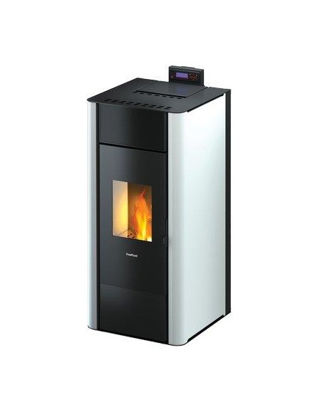 TERMO STUFA PELLET TESIS 22 IDRO FREEPOINT BIANCO KW 22,8 MM 510,5X520 H.MM 1100