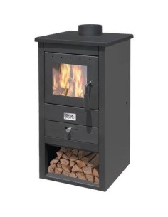STUFA LEGNA ATHENA 11 MILLE NERO KW 10,7 MM 430X410 H.MM 860