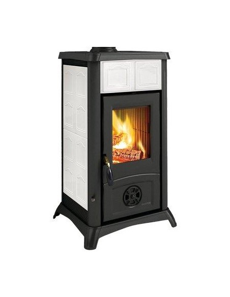 STUFA LEGNA GEMMA LA NORDICA BIANCO KW 6 MM 460X495 H.MM 840