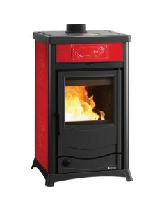 TERMO STUFA LEGNA ROSSELLA DSA LA NORDICA BORDEAUX KW 11,1 MM 559X533 H.MM 915
