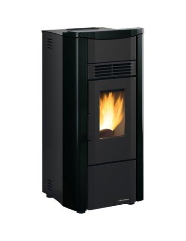 STUFA PELLET GIUSY PLUS EVO 2.0 EXTRAFLAME NERO KW 7,5 CANALIZZATA MM 498X504 H.MM 1022