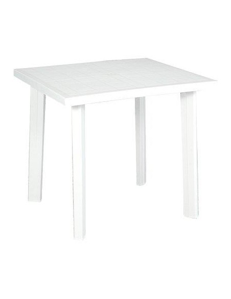TAVOLO FIOCCO PROGARDEN PP BIANCO CM 80X75 H.CM 72