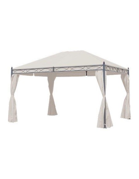 GAZEBO NAPOLI DOMUS ACCIAIO/POLY MT 3X4