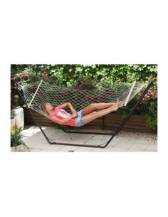 AMACA A RETE C/LEGNO SINGOLA