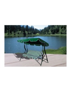 C DONDOLO ZEFIRO ACCIAIO 3 POSTI VERDE