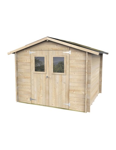 CASETTA LEGNO AUGUSTA C/PAVIMENTO 249X198X206 CM