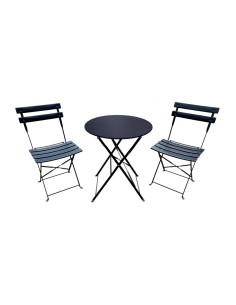 SET BISTRO GIOTTO NERO SAT FS460