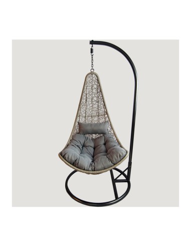 POLTRONA PENSILE 95XH195 CM GRIGIO RAT 021790