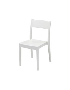 SEDIA POLIPROPILENE FIBRA VETRO VESTA BIANCO