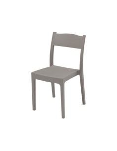 SEDIA POLIPROPILENE FIBRA VETRO VESTA TORTORA